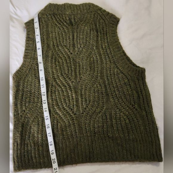Madewell teddy pointelle vest size Xs - Picture 9 of 10